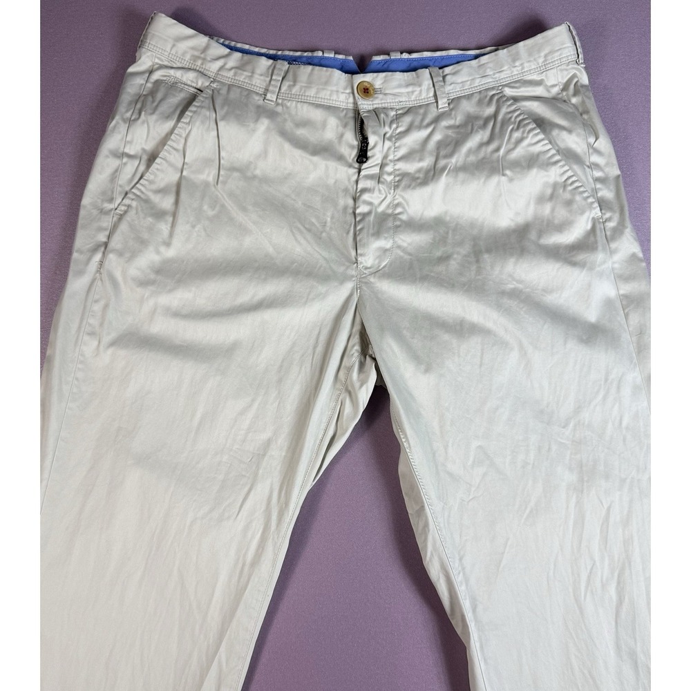 Robert Graham Classic Fit Pants Men's 35x34 Off‎ White Casual Dress Chinos